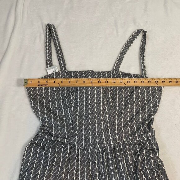 NEW Kate Quinn nautical black rope‎ strappy goucho flowy wide leg crop jumpsuit - Picture 6 of 10